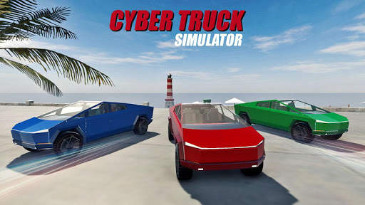 Cyber Truck Electric Car Drive Simulator 2020 screenshot 1