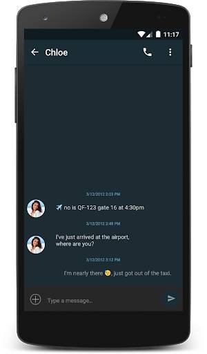 Blue Dark Min Theme (chomp) screenshot 2