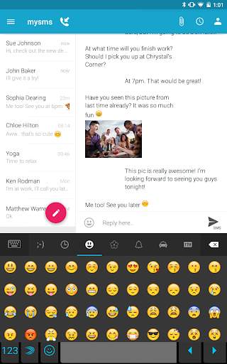 SMS Texting from Tablet & Sync screenshot 7