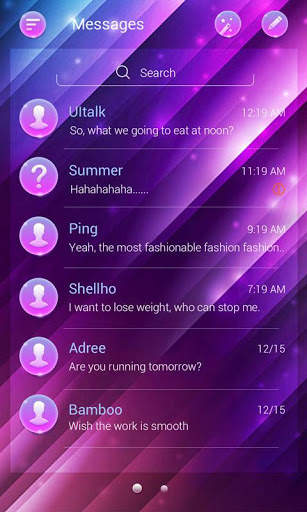 (FREE) GO SMS GRADIENT THEME screenshot 2