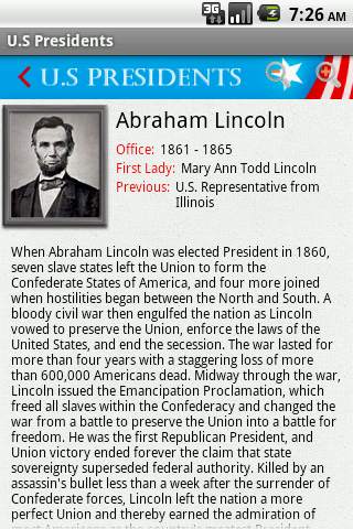 U.S Presidents скриншот 3