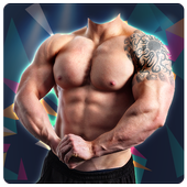 Gym body icon