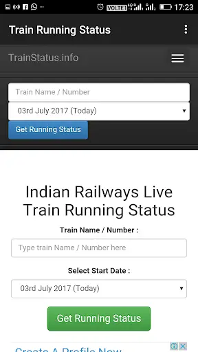 Live Train Running Status Online screenshot 2
