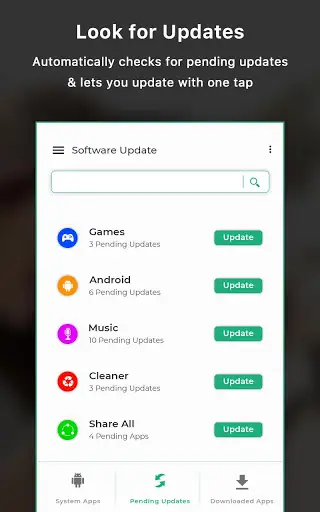 Software Update - Keeps your Apps updated 1 تصوير الشاشة