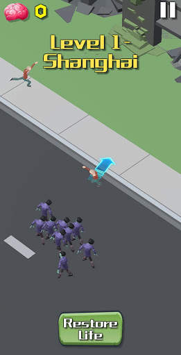 Zombie Crowd: City Runner War screenshot 3