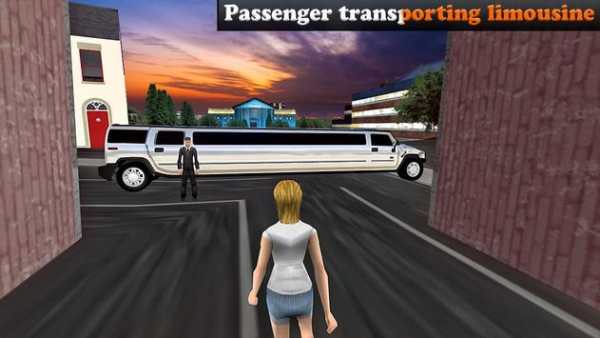 Limo Taxi Car Driving Fun Simulator 🚙 screenshot 5