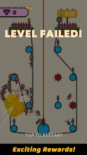 Rope Rescue! - Unique Puzzle screenshot 6