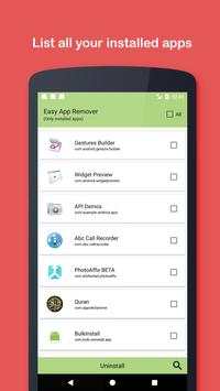 Easy uninstaller screenshot 1