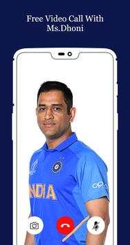 Fake Video Call - Indian Cricket Team screenshot 2