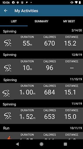 Spinning® Connect™ screenshot 7