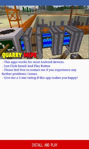 Quarry for Minecraft PE screenshot 3