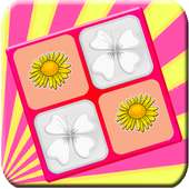 Flower memory games logo