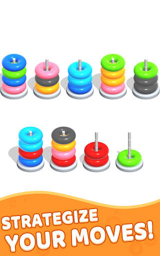 Color Hoop Stack - Sort Puzzle screenshot 10