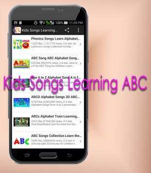 Kids Songs Learning ABC Song screenshot 3