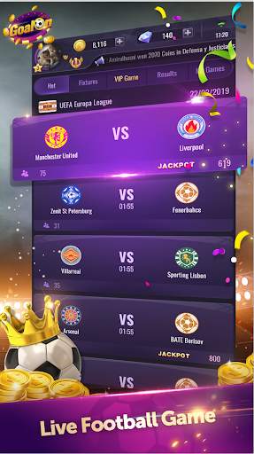 GoalOn - Live Football Game Action️ screenshot 1