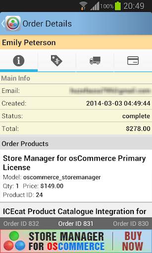osCommerce Mobile Assistant screenshot 5