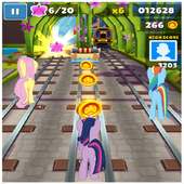 my littel subway pony unicorn MLP logo