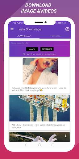Photo Video Downloader & Repost app for Instagram screenshot 3