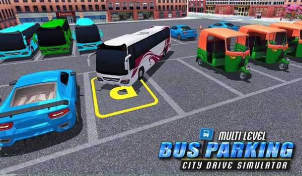 Multi Level Bus Parking City Drive Simulator screenshot 6
