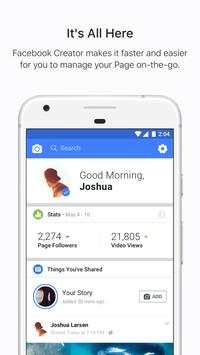 Facebook Creator स्क्रीनशॉट 1