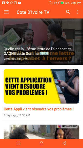 Cote D'Ivoire TV screenshot 6