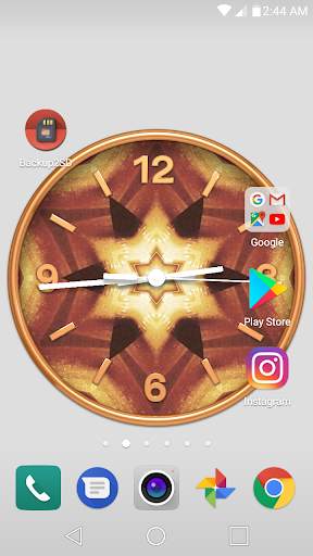 Kaleidoscope Clock Live Wallpaper screenshot 1