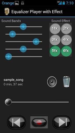 Voice Recorder with Equalizer screenshot 2