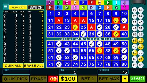 Multi Card Keno - 20 Hand Casino Game Free Offline screenshot 2