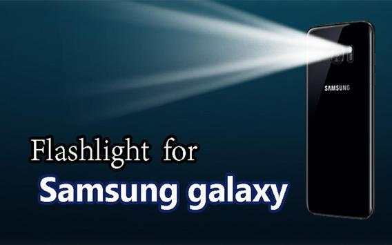 Flashlight for Samsung galaxy s9 / s8 plus screenshot 1