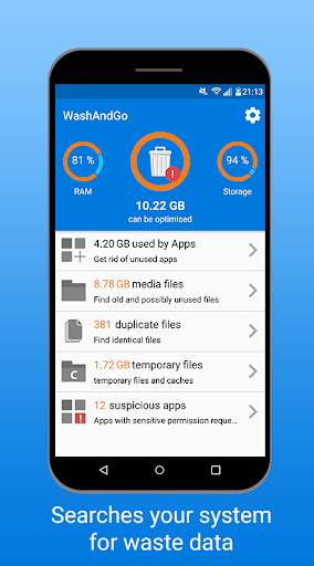 WashAndGo Mobile Cleaner screenshot 3
