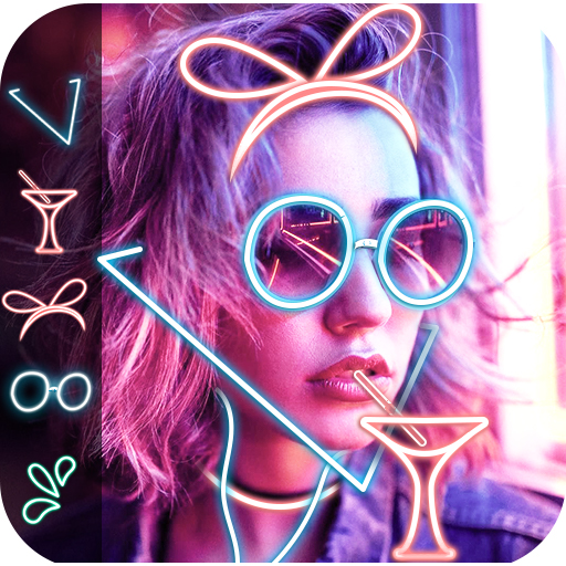 Shinning Neon Photo editor - Neon Light Effects icon