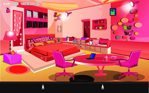 Escape Pink Girl Room 1 تصوير الشاشة
