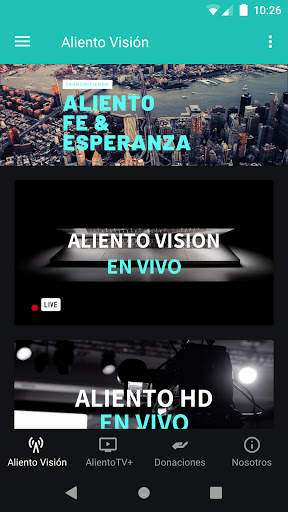 Aliento Vision TV Network screenshot 1
