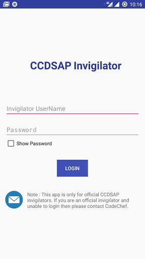 CCDSAP Invigilator 3 تصوير الشاشة