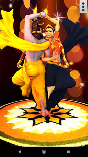 3D Radha Krishna Wallpaper screenshot 1