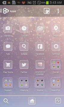 WINTER go launcher theme screenshot 2