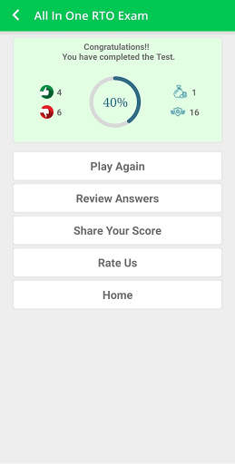 RTO Exam / Driving License Test in All Languages screenshot 7
