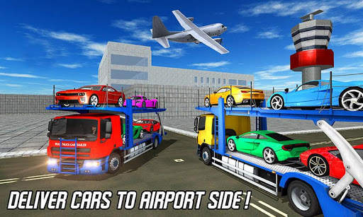 Cargo Airplane: Car Transporter Truck Driving Game screenshot 5