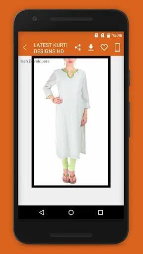 Latest Kurti Design Collection HD 2021 screenshot 4