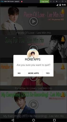 Lee Min Ho Hot Ringtones screenshot 4