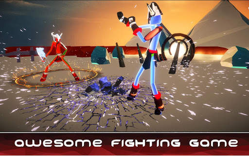 Stickman Kung Fu Fighting: Middle Ages Warriors 3D screenshot 2
