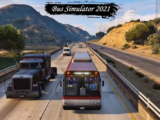 Bus Simulator Coach Driving Bu screenshot 4