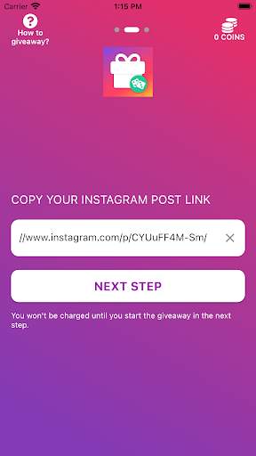 Giveaway for Instagram Comment screenshot 4
