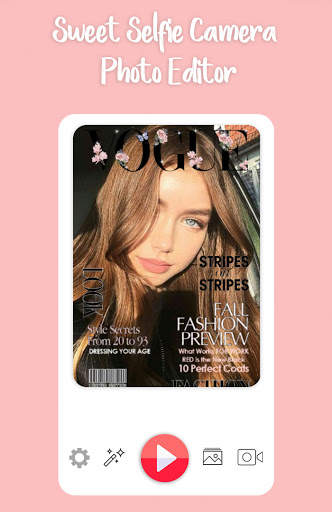 Live Face Sticker Sweet Camera & Beauty Snap screenshot 1