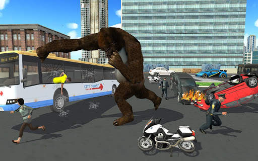 Angry Gorilla Kong Attack - City Rampage 2019 скриншот 10