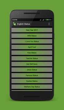 English Status screenshot 5
