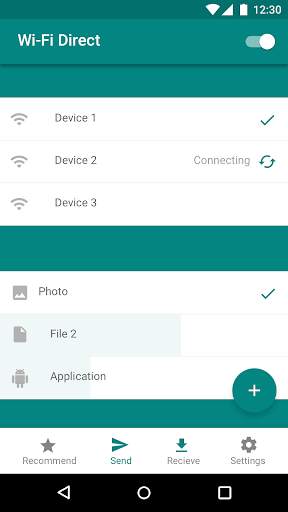WiFi-Direct-File-Transfer screenshot 1