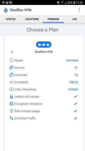 Shellfire VPN screenshot 4