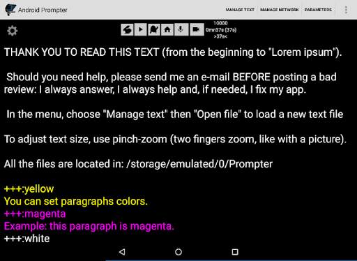 A Prompter for Android screenshot 11