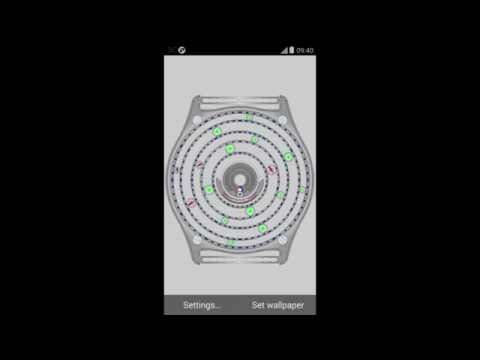 Planetary Clock Live-Wallpaper screenshot 2